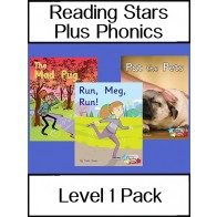 Reading Stars Plus Phonics Level 1 6-Pack