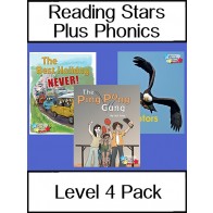 Reading Stars Plus Phonics Level 4 6-Pack