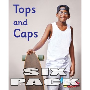 Tops and Caps  6-Pack
